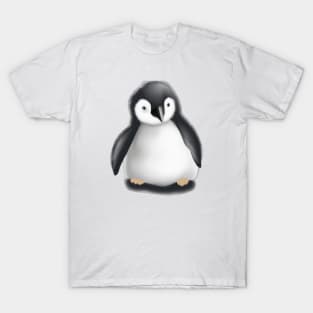 Cute Penguin Drawing T-Shirt